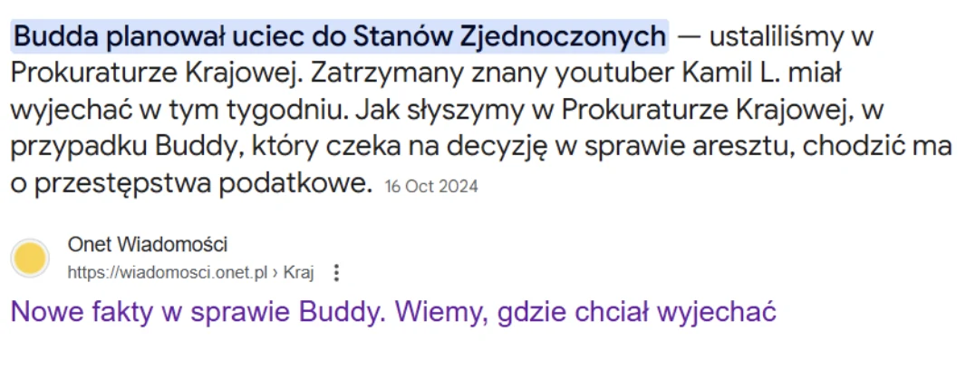 Onet - Budda planował uciec do Stanów Zjednoczonych