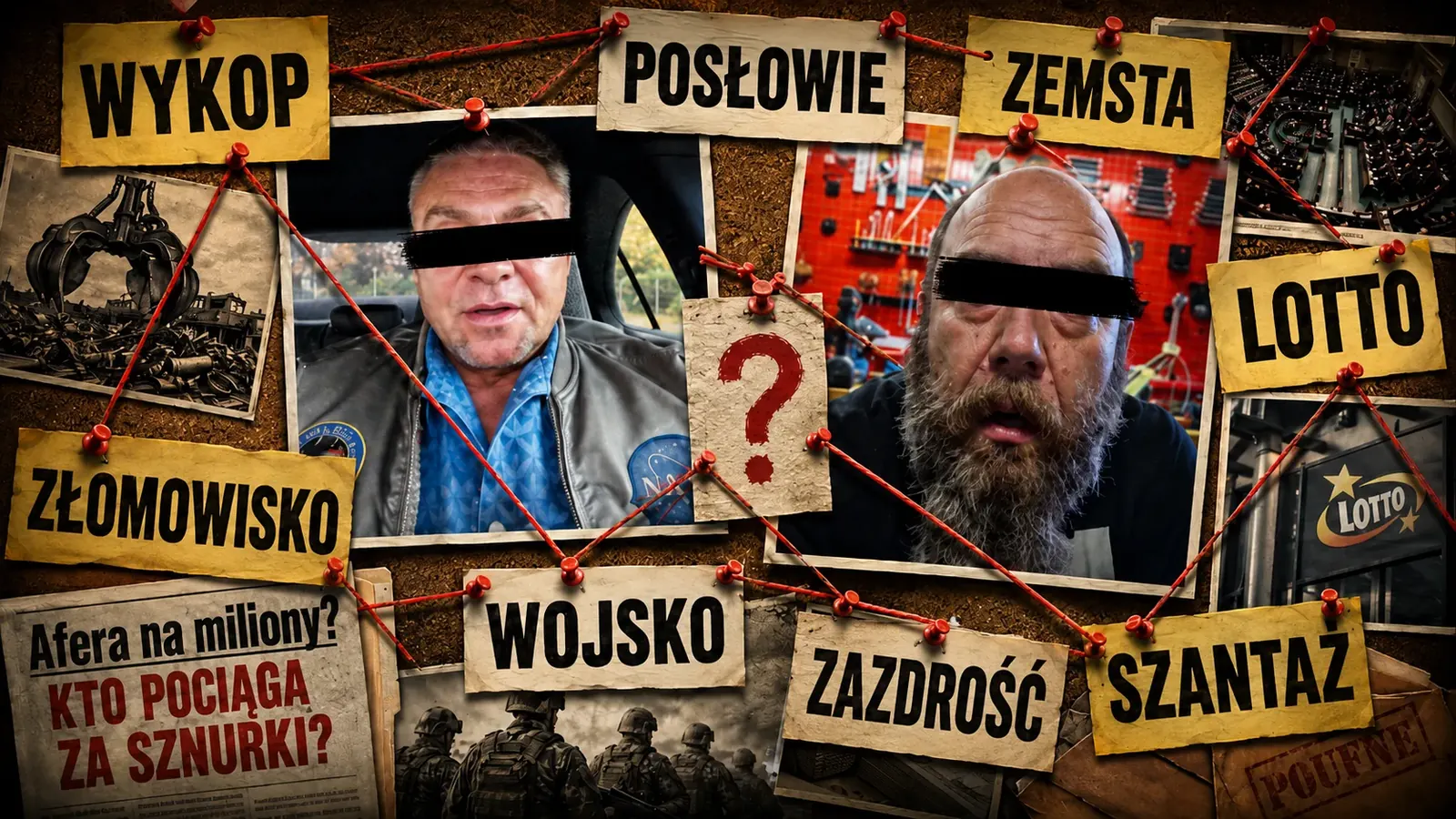 Skąd się wzięła afera - Wykop, posłowie, zemsta, złomowisko, Lotto, wojsko